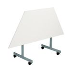 Jemini Trap Tilt Table 1600x800x720mm White/Silver KF822585