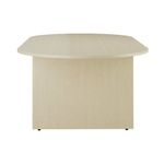 Jemini D-End Meeting Table 1800x1000x730mm Maple KF822660