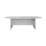 Jemini D-End Meeting Table 1800x1000x730mm White KF822677