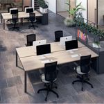 Jemini Medway High Mesh Back Operator Chair Adjustable Arms Charcoal KF822943