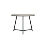 Jemini Trinity Low Table 600x600x435mm Grey Oak/Black KF823384