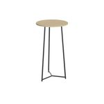 Jemini Trinity High Table 600x600x1110mm Maple/Black KF823537