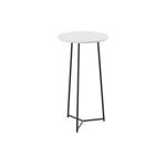 Jemini Trinity High Table 600x600x1110mm White/Black KF823551