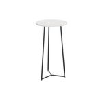 Jemini Trinity High Table 600x600x1110mm White/Black KF823551