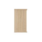 Astin Bookcase 1 Shelf 800x400x730mm Canadian Oak KF823735