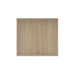 Astin Bookcase 1 Shelf 800x400x730mm Canadian Oak KF823735