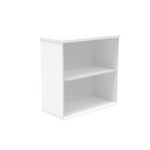 Astin Bookcase 1 Shelf 800x400x816mm Arctic White KF823797
