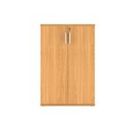 Astin 2 Door Cupboard Lockable 800x400x1204mm Norwegian Beech KF823902