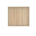 Astin 2 Door Cupboard Lockable 800x400x730mm Canadian Oak KF823933