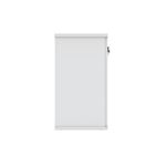 Astin 2 Door Cupboard Lockable 800x400x730mm Arctic White KF823988