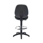 Jemini Medium Back Draughtsman Chair 600x600x855-985mm Charcoal KF838253