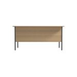 Serrion Rectangular 4 Leg Desk with Modesty Panel 1500x750x730mm Ferrera Oak KF838370