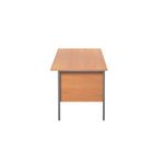 Serrion Double Pedestal 4 Leg Desk 1500x750x730mm Ellmau Beech KF838379