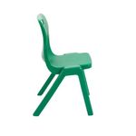 Titan One Piece Classroom Chair 480x486x799mm Green (Pack of 30) KF838725