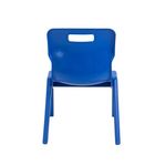 Titan One Piece Classroom Chair 435x384x600mm Blue (Pack of 30) KF838734