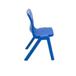 Titan One Piece Classroom Chair 363x343x563mm Blue (Pack of 30) KF838729