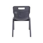 Titan One Piece Classroom Chair 432x408x690mm Charcoal (Pack of 30) KF838741