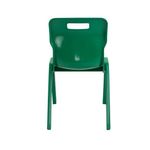 Titan One Piece Classroom Chair 482x510x829mm Green (Pack of 30) KF838745