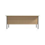 Serrion Rectangular 3 Drawer Pedestal 4 Leg Desk 1800x750x730mm Oak KF838811