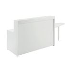Jemini Reception Unit with Extension 1400x800x740mm White KF839537