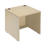 Jemini Reception Modular Straight Desk Unit 800x800x740mm Maple KF840166