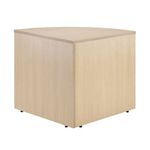 Jemini Reception Modular Corner Desk Unit 800x800x740mm Maple KF840169