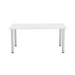 Jemini Rectangular Meeting Table 1600x800x730mm White KF840186