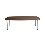 Jemini Boardroom Table 1800x1200x730mm Walnut KF840194