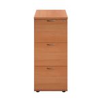 Jemini 3 Drawer Filing Cabinet 464x600x1030mm Beech Version 2 KF90457