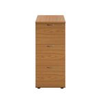 Jemini 3 Drawer Filing Cabinet 464x600x1030mm Nova Oak KF90461