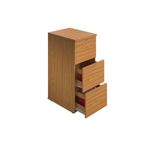 Jemini 3 Drawer Filing Cabinet 464x600x1030mm Nova Oak KF90461