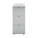 Jemini 3 Drawer Filing Cabinet 464x600x1030mm White KF90464