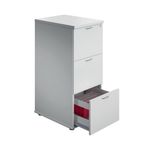 Jemini 3 Drawer Filing Cabinet 464x600x1030mm White KF90464