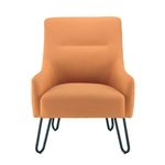 Jemini Reception Armchair Hairpin Leg Mustard KF90467