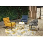 Jemini Reception Armchair Hairpin Leg Mustard KF90467