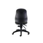 Jemini Teme High Back Operator Chair 640x640x985-1175mm Polyurethane Black KF90530