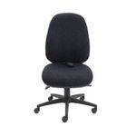 Arista Ergonomic Maxi High Back Operator Chair 700x700x1040-1160mm Black KF90551
