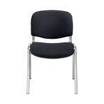 Jemini Ultra Multipurpose Stacking Chair 532x585x805mm Chrome/Black KF90558