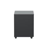 Jemini Contract 3 Drawer Mobile Desk Pedestal 380x470x615 Black KF90689