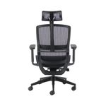 Arista Lena High Back Executive Chair 700x700x1120-1250mm Mesh Back Black KF90764