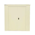 Safestor Harrogate Metal Garden Potting Shed Ivory SFSC017-316