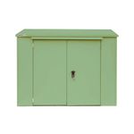 Safestor Richmond Metal Garden Shed Lakeland Light Green SFSC016-319