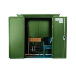 Safestor Richmond Metal Garden Shed Lakeland Light Green SFSC016-319