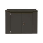 Safestor Richmond Metal Garden Shed Dark Grey SFSC016-315