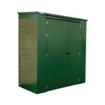 Safestor Harrogate Metal Garden Potting Shed Fir Green SFSC017-318
