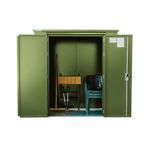 Safestor Harrogate Metal Garden Potting Shed Lakeland Light Green SFSC017-319