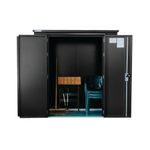 Safestor Harrogate Metal Garden Potting Shed Dark Grey SFSC017-315