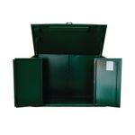 Safestor Ripon Lift-Up Lid Metal Garden Shed Fir Green SFSC004-318