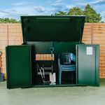 Safestor Ripon Lift-Up Lid Metal Garden Shed Fir Green SFSC004-318