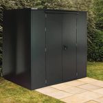 Safestor Ryedale Metal Storage Unit Dark Grey SFSC018-315